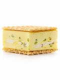 Premium Saffron ice cream waffle 150gr